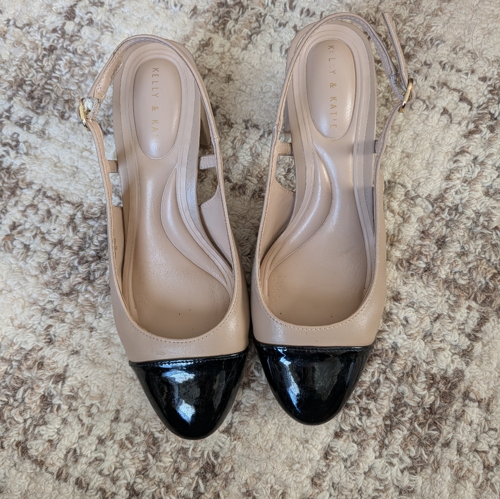 Kelly & Katie Black and Tan Women's Shoes